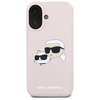 KARL LAGERFELD ETUI DO IPHONE 16 6.1 DO MAGSAFE SILIKONOWE Z DOUBLE HEADS