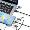 USAMS KABEL 6W1 USB-C MICRO-USB DO LIGHTNING DO TELEFONÓW OPPO VIVO 2M 100W