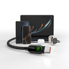 MCDODO KABEL USB-C USB-C SZYBKIE ŁADOWANIE USB TYP C PD 100W 1M LED CZARNY
