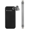 Dysk Zewnętrzny Verbatim Pocket SSD 1TB  - brelok do kluczy z kablem USB-C 3.2 gen.2 czarno-szary/black-grey 32190