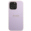 Guess GUHCP13LPSASBPU iPhone 13 Pro / 13 6,1" fioletowy/purple Saffiano Hot Stamp & Metal Logo