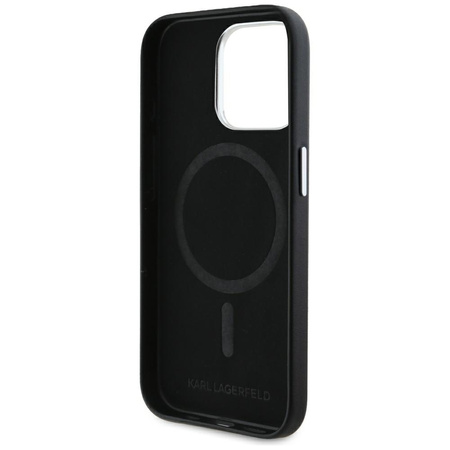 KARL LAGERFELD ETUI FW METAL PLATE DO IPHONE 15 PRO ZABEZPIECZENIE