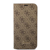 Guess GUBKP14MHG4SHW iPhone 14 Plus 6,7" brązowy/brown book 4G Vintage Gold Logo