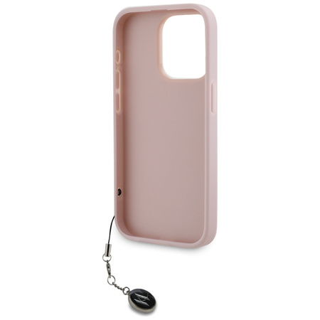 KARL LAGERFELD HARDCASE DO IPHONE 15 PRO 6.1 Z RHINESTONES I CHARM SAFFIANO