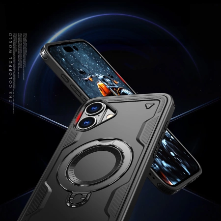 HURTEL ETUI HYBRID ARMOR DO IPHONE 16 PLUS Z DO MAGSAFE POKROWIEC PROTEKCJA