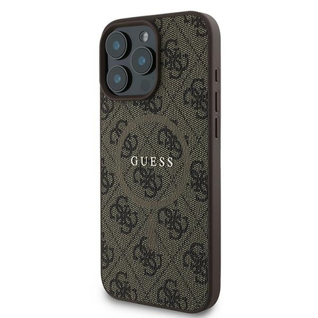 GUESS ETUI HARDCASE 4G RING CLASSIC LOGO DO MAGSAFE DO IPHONE 16 PRO 6.3