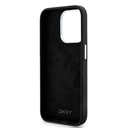 DKNY ETUI HARDCASE LIQUID SILICONE DO IPHONE 14 PRO 6.1 DO MAGSAFE Z MAŁYM