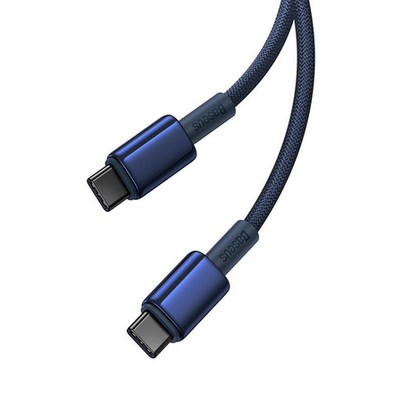 BASEUS KABEL USB-C DO USB-C 100W PD DO TELEFONÓW 1M Z SZYBKIM ŁADOWANIEM