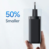 USAMS ŁADOWARKA 1XUSB-C 1XUSB T47 65W PD DO TELEFONÓW Z SZYBKIM ŁADOWANIEM