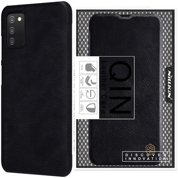 Nillkin Qin Case etui do Samsung Galaxy A33 5G osłona na aparat kabura pokrowiec obudowa z klapką czarny