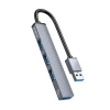 ORICO HUB USB-A DO APPLE 1x USB 3.0 3x USB 2.0 PRZEJŚCIÓWKA STACJA DOKUJĄCA