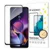 WOZINSKY SZKŁO HARTOWANE FULL GLUE DO MOTOROLA MOTO G54 NA CAŁY EKRAN RAMKA