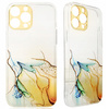 HURTEL MARBLE CASE ETUI DO IPHONE 13 PRO MAX ŻELOWY POKROWIEC MARMUR