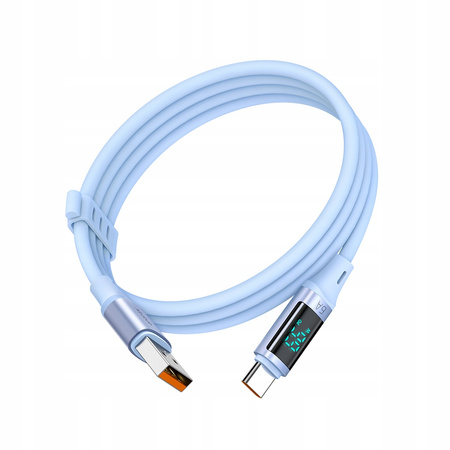 MCDODO KABEL Z WYŚWIETLACZEM USB-C SZYBKIE ŁADOWANIE USB TYP C 5A 100W 1M