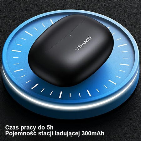 USAMS SŁUCHAWKI BEZPRZEWODOWE DO TELEFONÓW STEREO BLUETOOTH 5.1 TWS BHUBH03