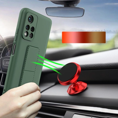WOZINSKY ETUI KICKSTAND DO XIAOMI REDMI 10 Z PODSTAWKĄ I OCHRONA SMARTFONÓW