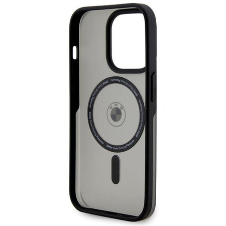 Etui BMW BMHMP14XDSLK na iPhone 14 Pro Max 6.7" - czarne Signature MagSafe