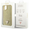 Etui Guess GUHCP14MHDGTPD na iPhone 14 Plus 6.7" - złote Rhinestone Triangle
