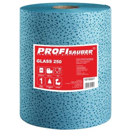 PROFI SAUBER CZYŚCIWO WŁÓKNINOWE BEZPYŁOWE DO OPTYKI SZKŁA GLASS 250 SZKŁO