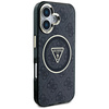 GUESS ETUI IML METAL GLITTER 4G CIRCLE TRIANGLE DO IPHONE 16 DO MAGSAFE