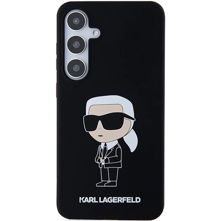 Etui Karl Lagerfeld Silicone Ikonik na Samsung Galaxy S24 - czarne