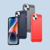 HURTEL CARBON CASE ELASTYCZNY POKROWIEC DO IPHONE 14 PLUS ŻELOWY NA TYŁ