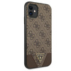 GUESS ETUI HARD CASE DO IPHONE 11 Xr 6.1 4G TRIANGLE COLLECTION BRĄZOWE