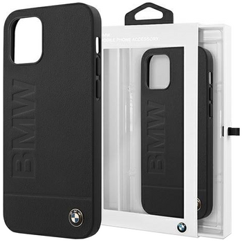 Etui BMW BMHCP13MSLLBK na iPhone 13 - czarne Signature Logo Imprint