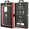 Etui Ferrari Grip Stand Metal Logo na iPhone 15 Pro - czarne