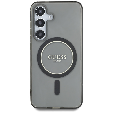 GUESS ETUI GLITTER CIRCLE CLASSIC LOGO DO MAGSAFE DO SAMSUNG GALAXY S25