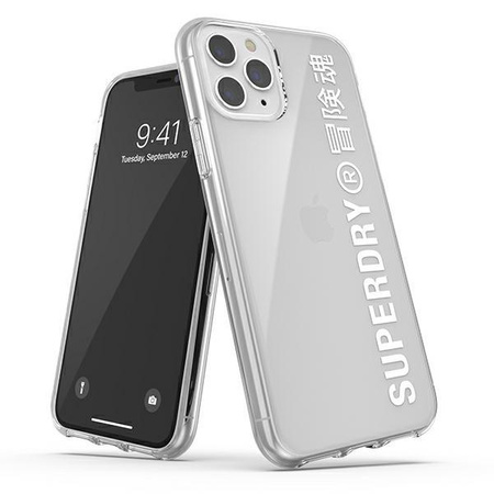 SuperDry Snap iPhone 11 Pro Max Clear Ca se biały/white 41580