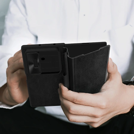 NILLKIN ETUI QIN PRO DO SAMSUNG GALAXY Z FOLD 7 Z MIEJSCEM NA S PEN