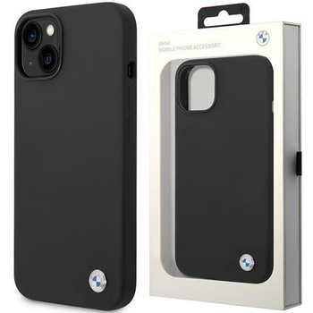 Etui BMW BMHCP14MSILBK iPhone 14 Plus 6,7" czarny/black Silicone Metal Logo