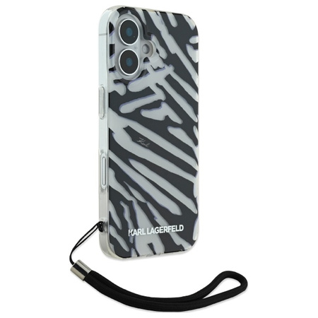 KARL LAGERFELD KLHCP16SHZBPKCCK ETUI DO IPHONE 16 6.1 HARDCASE IML ZEBRA