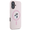 KARL LAGERFELD KLHMP16SSCMKCRHP ETUI DO MAGSAFE DO IPHONE 16 6.1 SILIKONOWE