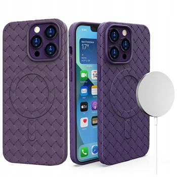 HURTEL ETUI DO MAGSAFE DO IPHONE 15 WOVEN CASE Z OCHRONĄ I DODATKOWĄ
