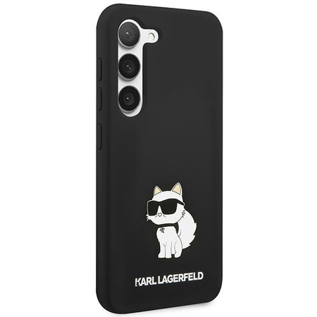 Etui Karl Lagerfeld KLHCS23MSNCHBCK S23+ S916 hardcase - czarne Silicone Choupette