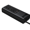 Baseus samochodowa przetwornica inwerter prądu 150W 220V (wtyczka EU i CN) czarny (CRNBQ-A01)
