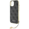 Etui Guess 4G Charms Collection do iPhone 15 - szare