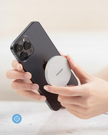 INNOSTYLE MAGEASE ŁADOWARKA INDUKCYJNA BEZPRZEWODOWA DO MAGSAFE IPHONE MAGEASE 15W CZARNA