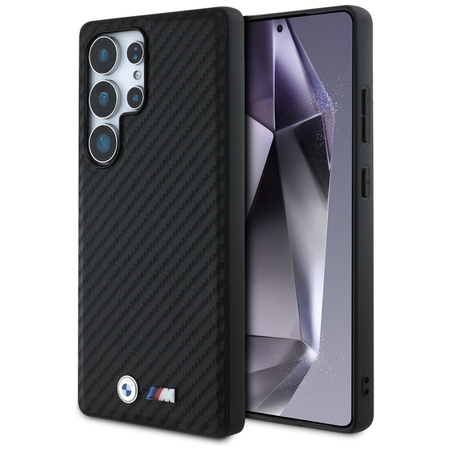 BMW ETUI CARBON DO SAMSUNG GALAXY S25 ULTRA DO MAGSAFE SKÓRZANE OCHRONA