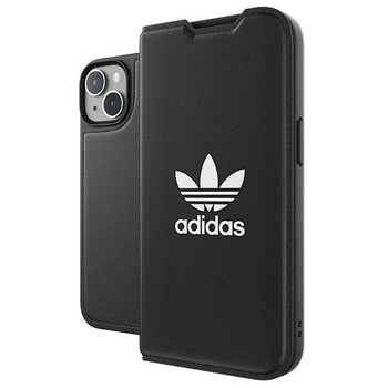 Etui Adidas OR Booklet Case BASIC na iPhone 14 czarno biały/black white 50181