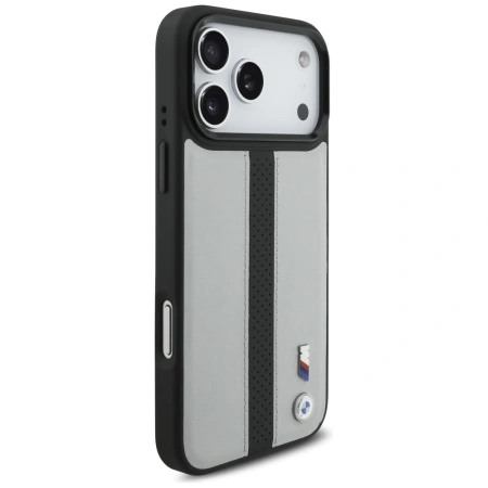 BMW ETUI M PERFORATED STRIPE LOGO DO MAGSAFE IPHONE 17 PRO MAX STYLOWY