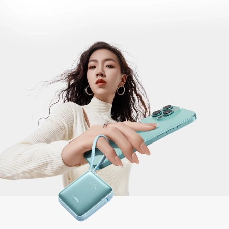 JOYROOM POWERBANK 22,5W 10000MAH Z DWOMA KABLAMI DO TELEFONÓW SZYBKIE