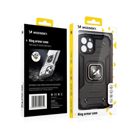 WOZINSKY ETUI PANCERNE RING ARMOR DO IPHONE 14 PRO MAX MAGNETYCZNY UCHWYT