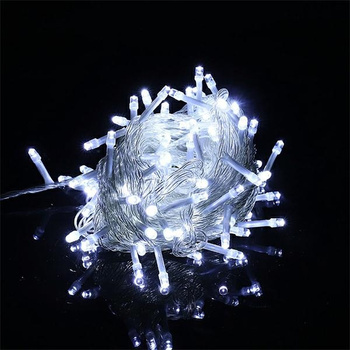 BELINE LAMPKI CHOINKOWE LED 5M 50 LAMPEK DO ZASILANIA BAT. 3XAA ZIMNY BIAŁY