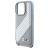 BMW BMHCP16L23PSCCG iPhone 16 Pro 6.3   szary/grey hardcase M Edition Carbon Stripe & Strap
