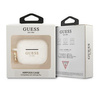 Guess GUAPSGGEH AirPods Pro cover biały/white Silicone Glitter