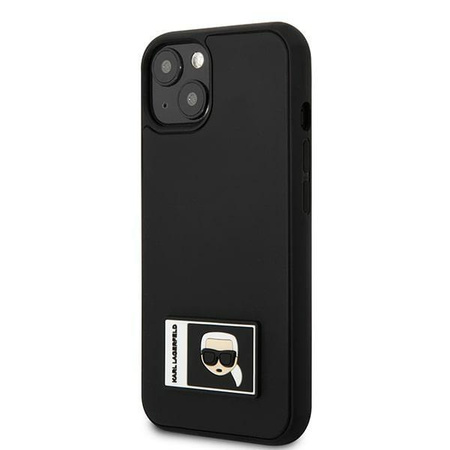 Karl Lagerfeld KLHCP13S3DKPK iPhone 13 mini 5,4" czarny/black hardcase Ikonik Patch