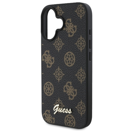 GUESS ETUI HARDCASE PEONY SCRIPT DO IPHONE 16 DO MAGSAFE OCHRONA TELEFONU